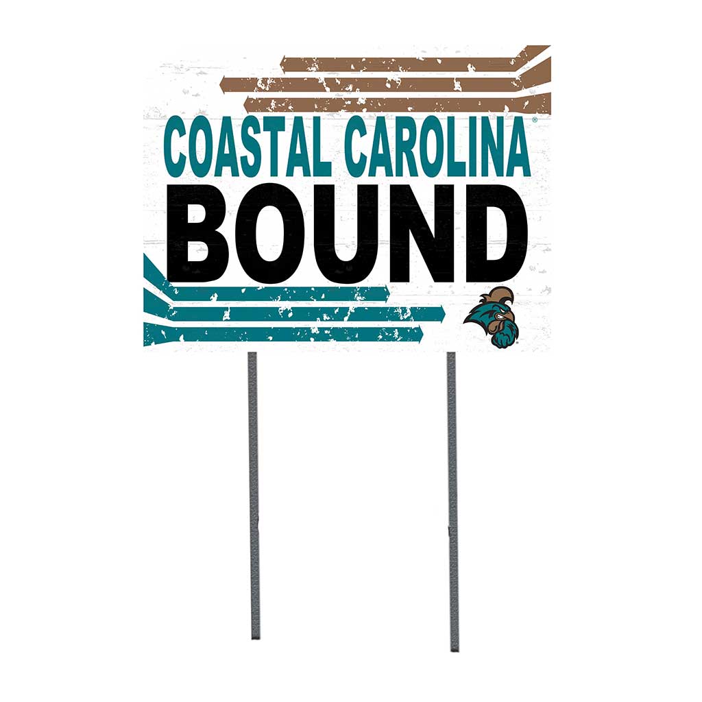 18x24 Lawn Sign Retro School Bound Coastal Carolina Chanticleers