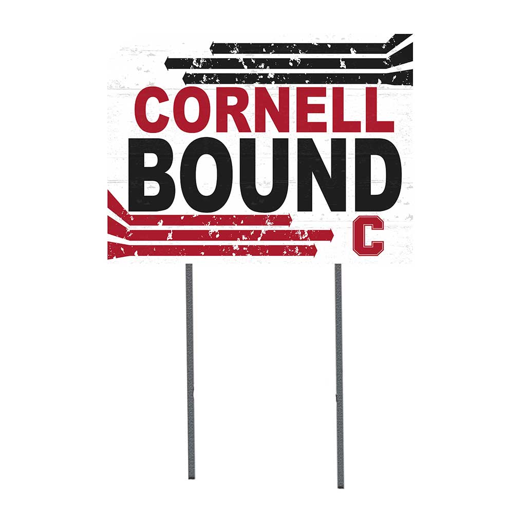 18x24 Lawn Sign Retro School Bound Cornell Big Red