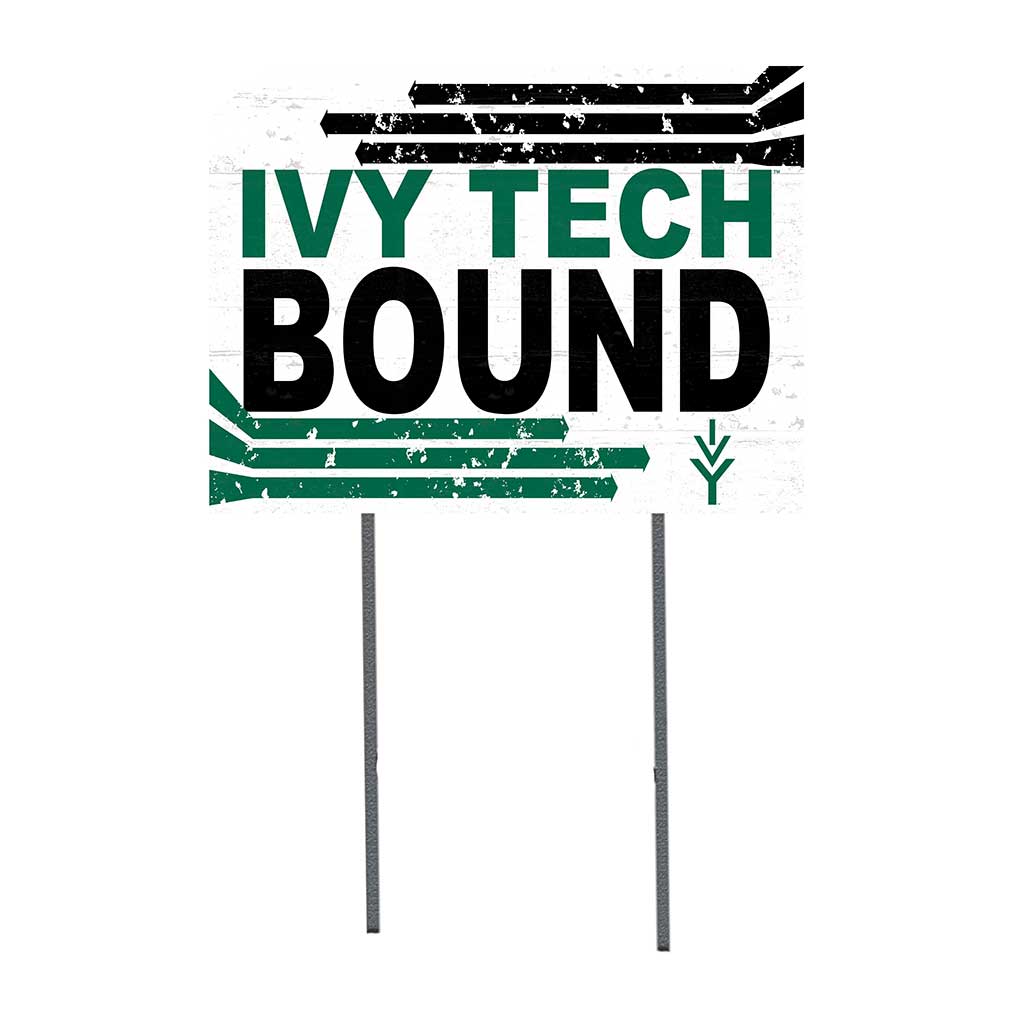 18x24 Lawn Sign Retro School Bound Ivy Tech Community College of Indiana
