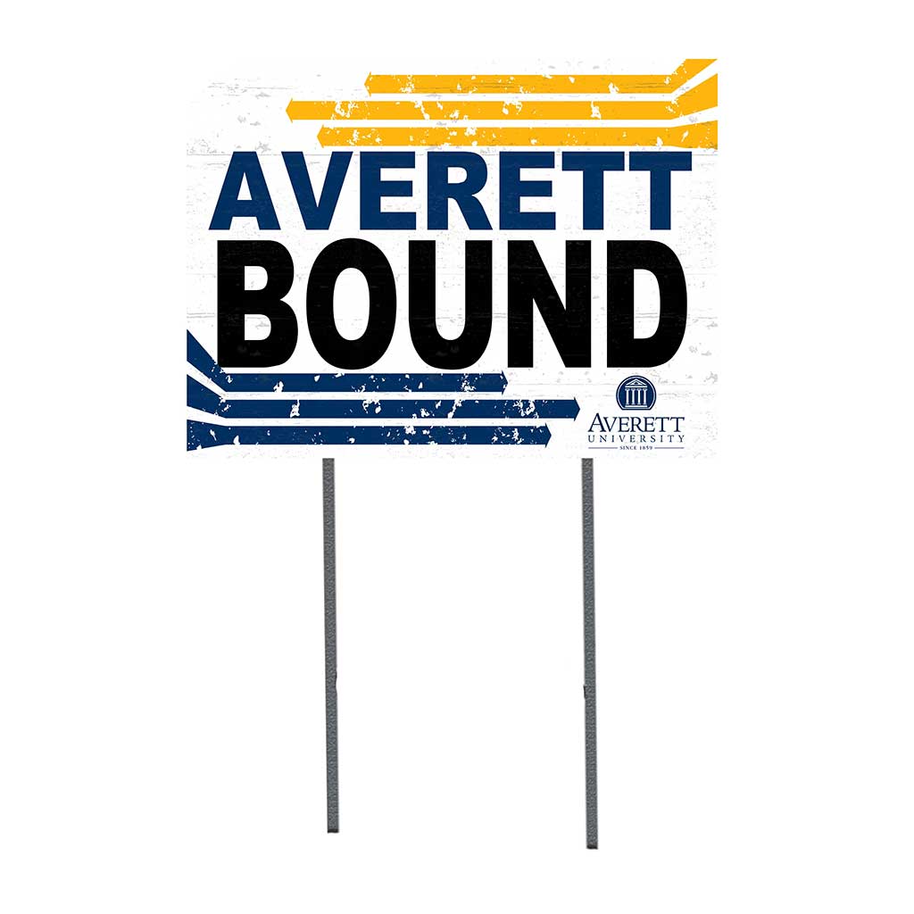 18x24 Lawn Sign Retro School Bound Averett University Cougars