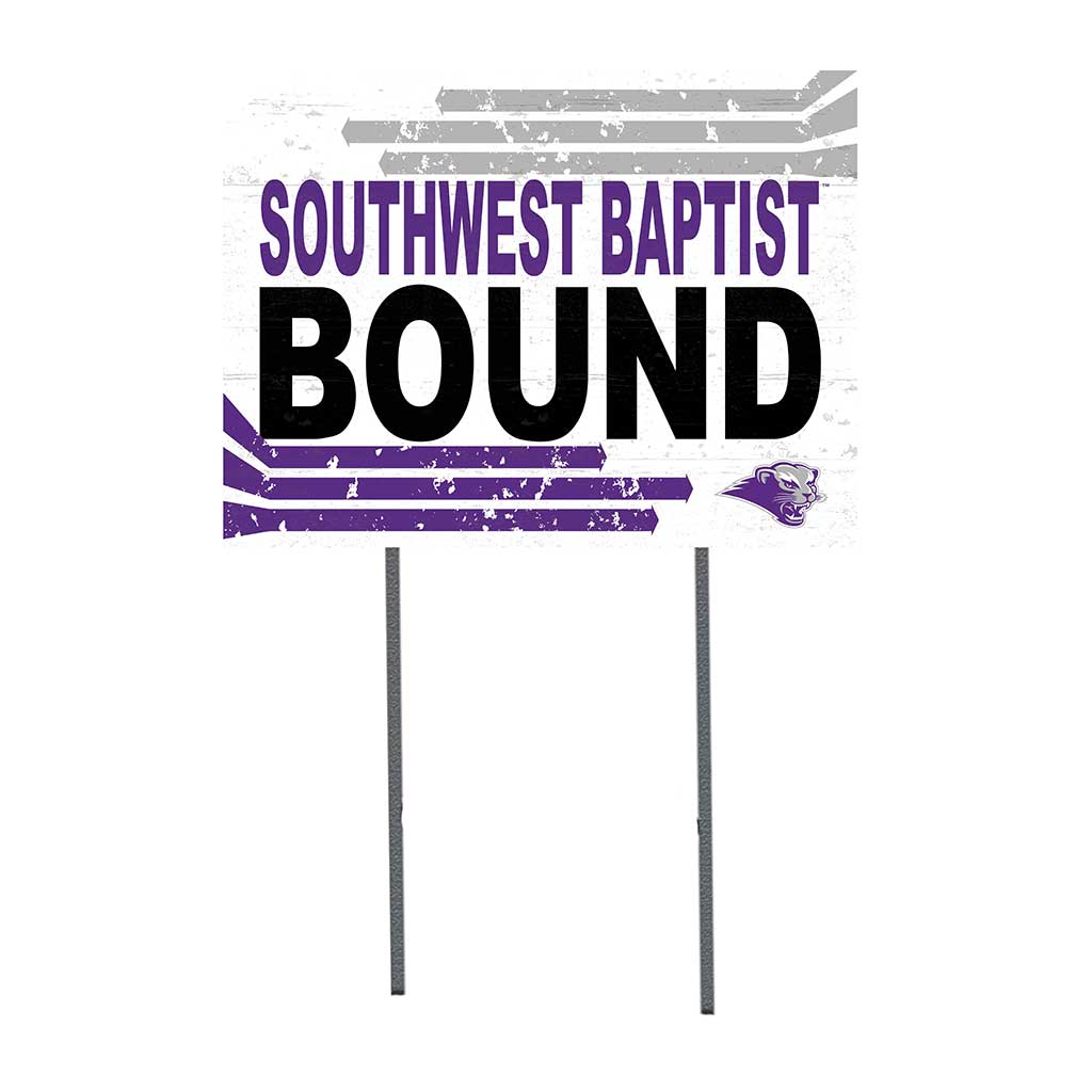 18x24 Lawn Sign Retro School Bound Southwest Baptist Bearcats