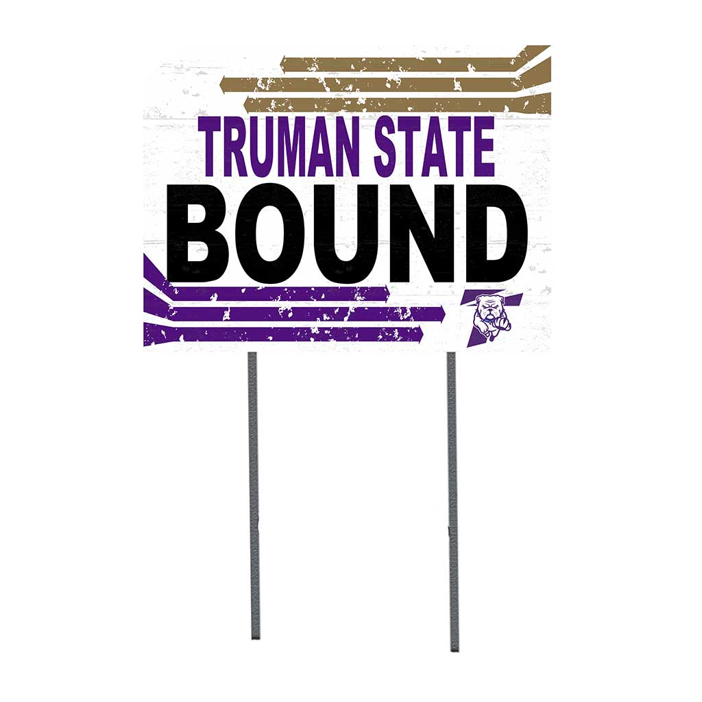18x24 Lawn Sign Retro School Bound Truman State Bulldogs