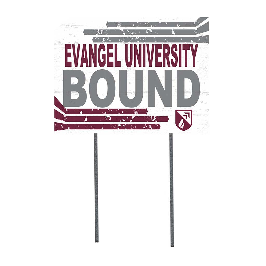 18x24 Lawn Sign Retro School Bound Evangel University Valor