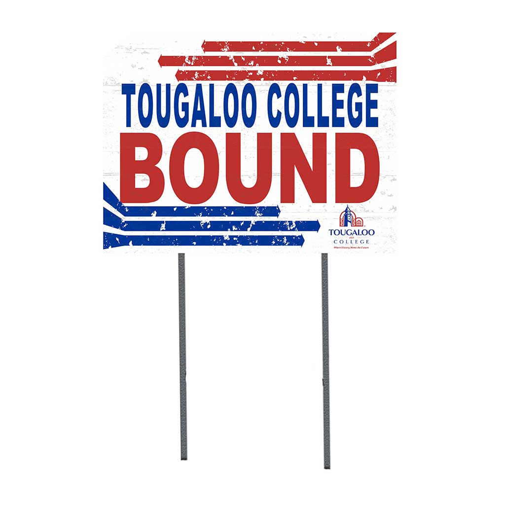 18x24 Lawn Sign Retro School Bound Tougaloo College Bulldogs
