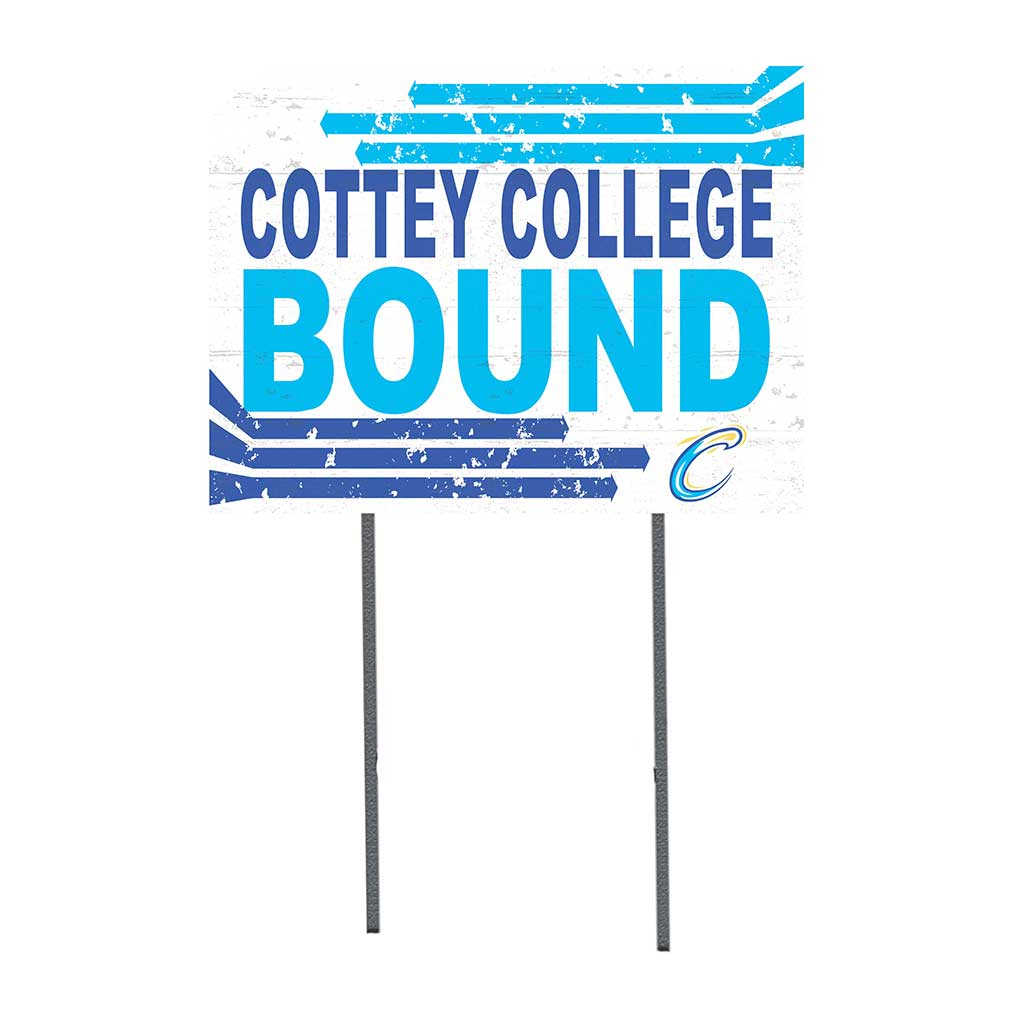 18x24 Lawn Sign Retro School Bound Cottey College Comets
