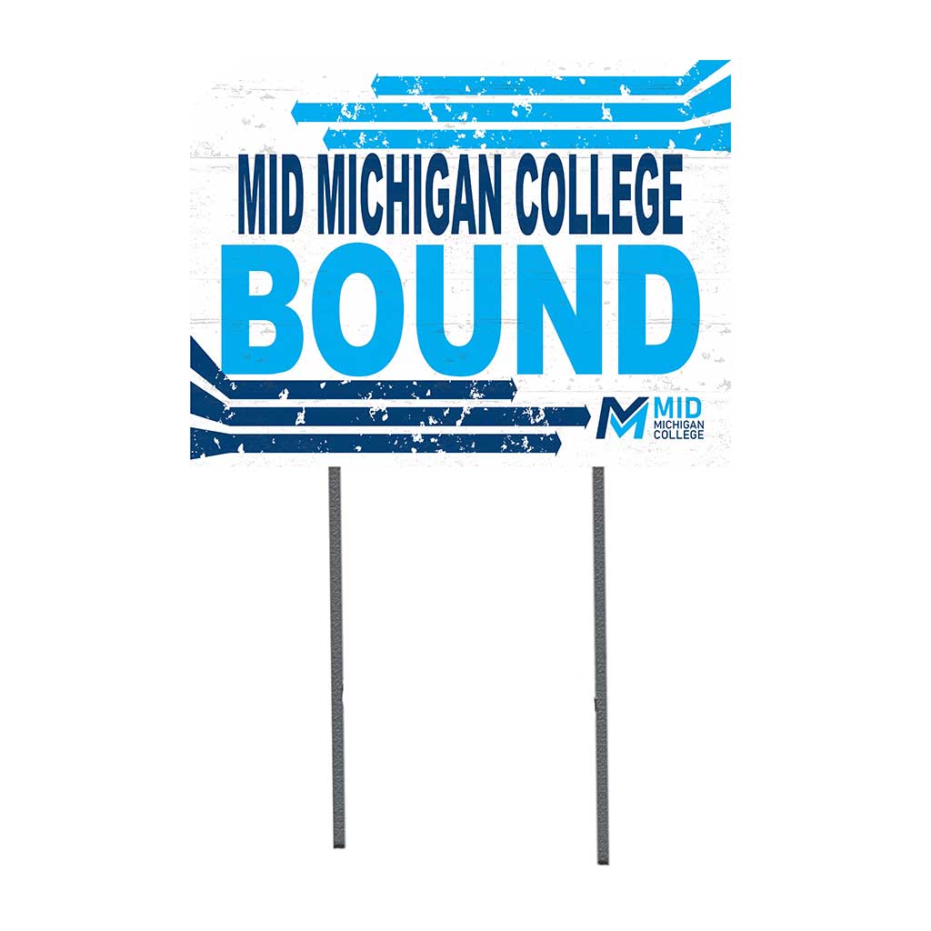 18x24 Lawn Sign Retro School Bound Mid Michigan College