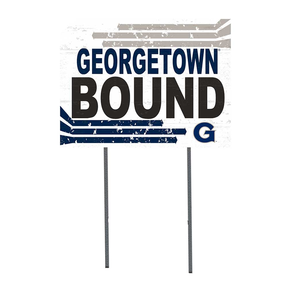 18x24 Lawn Sign Retro School Bound Georgetown Hoyas