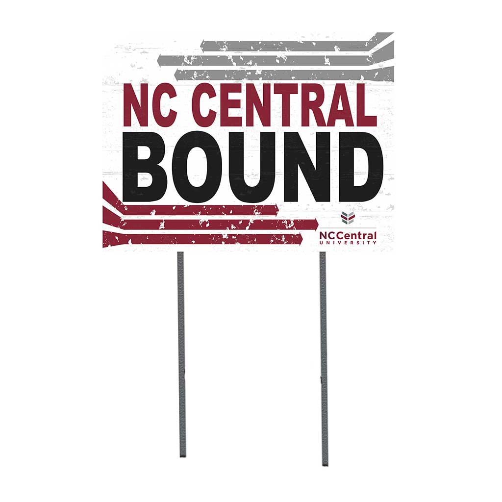 18x24 Lawn Sign Retro School Bound North Carolina Central Eagles
