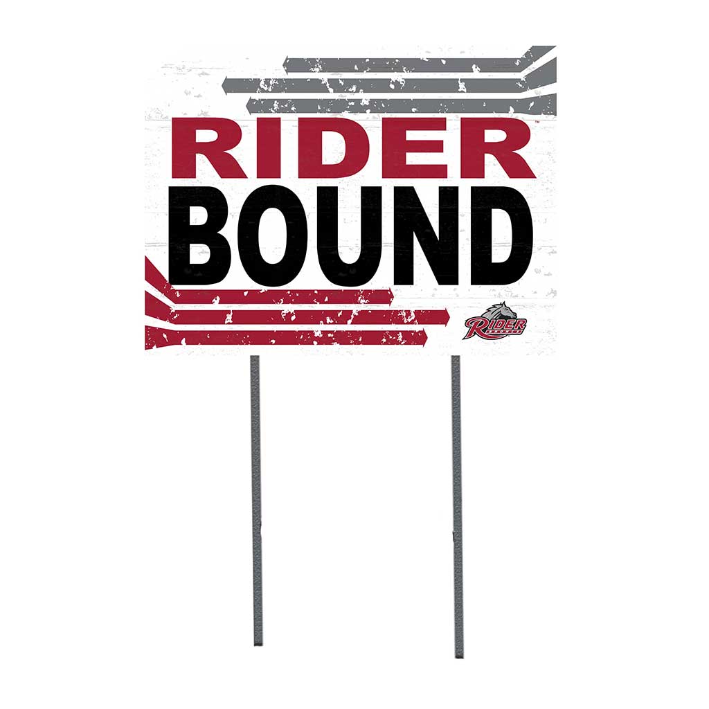 18x24 Lawn Sign Retro School Bound Rider Broncs