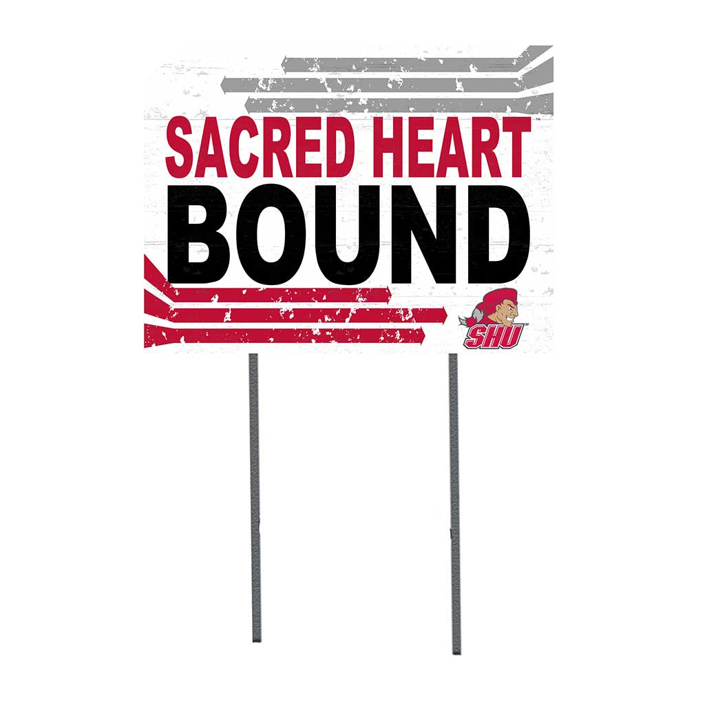 18x24 Lawn Sign Retro School Bound Sacred Heart Pioneers