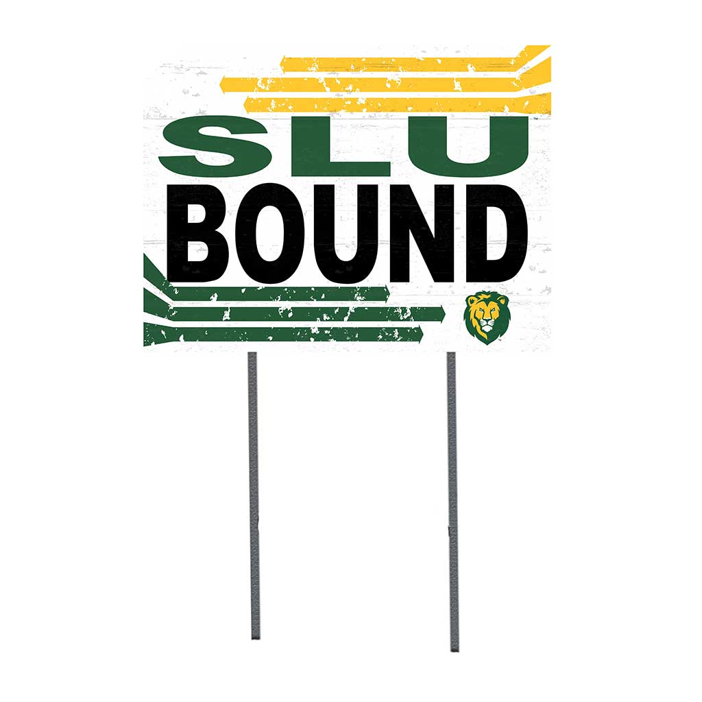 18x24 Lawn Sign Retro School Bound Southeastern Louisiana Lions