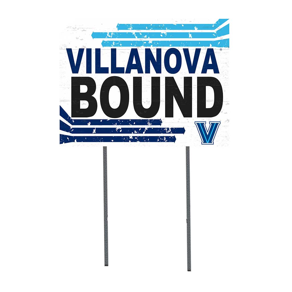 18x24 Lawn Sign Retro School Bound Villanova Wildcats