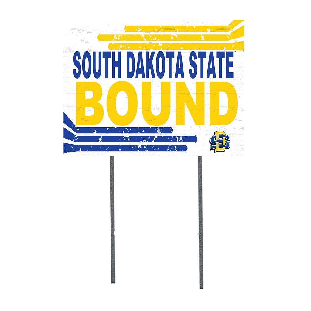 18x24 Lawn Sign Retro School Bound South Dakota State University Jackrabbits