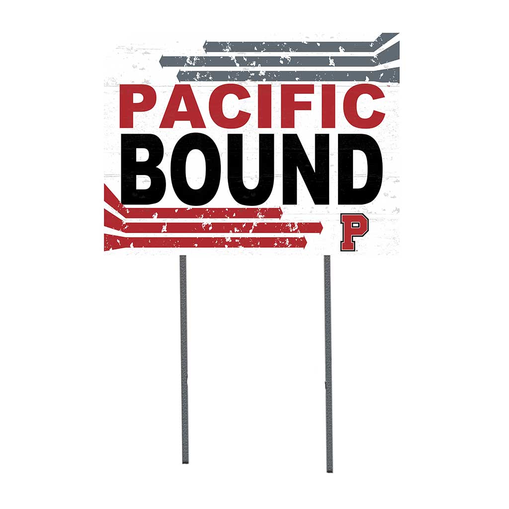 18x24 Lawn Sign Retro School Bound Pacific University Boxers