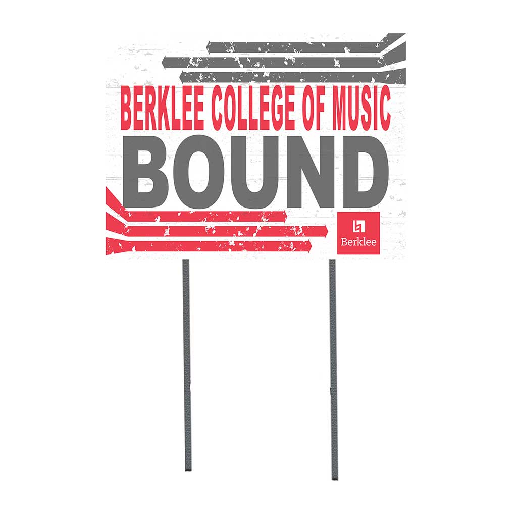 18x24 Lawn Sign Retro School Bound Berklee College of Music Jazz Cat