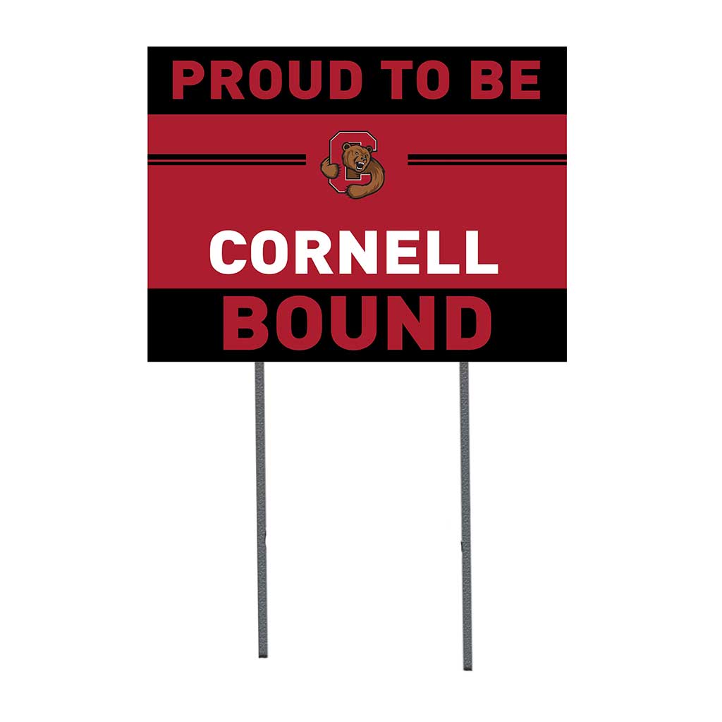 18x24 Lawn Sign Proud to be School Bound Cornell Big Red