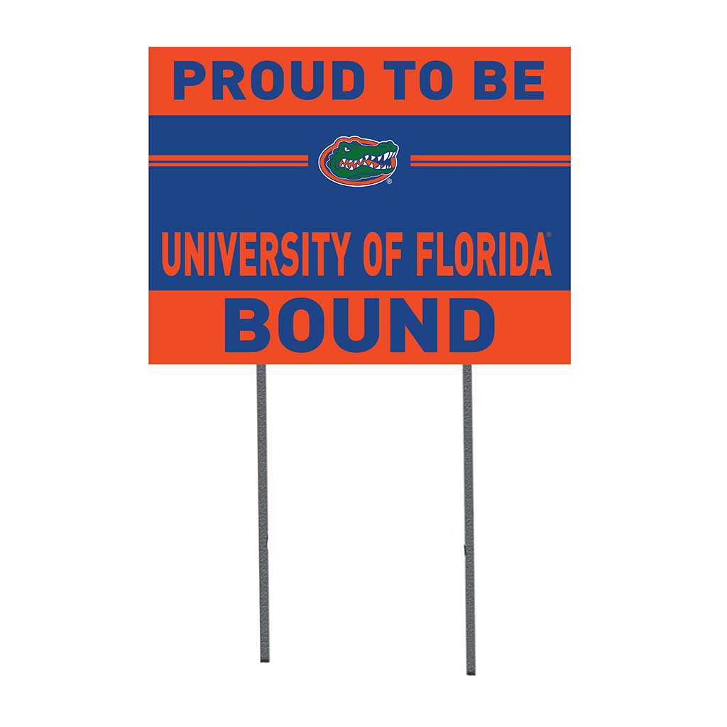 18x24 Lawn Sign Proud to be School Bound Florida Gators