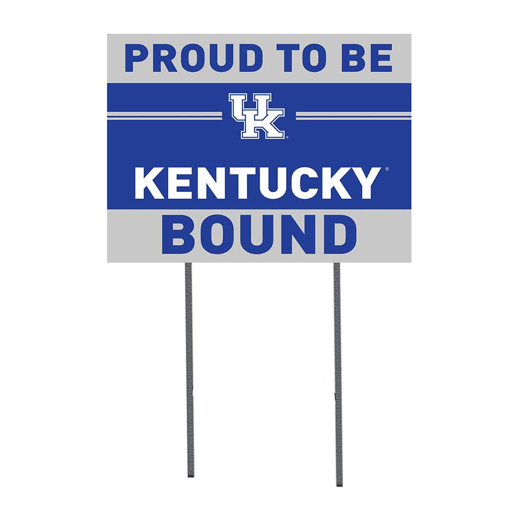 18x24 Lawn Sign Proud to be School Bound Kentucky Wildcats