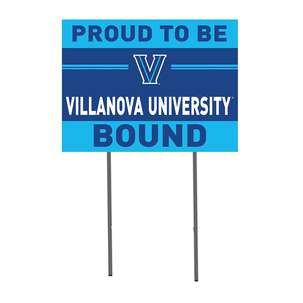 18x24 Lawn Sign Proud to be School Bound Villanova Wildcats