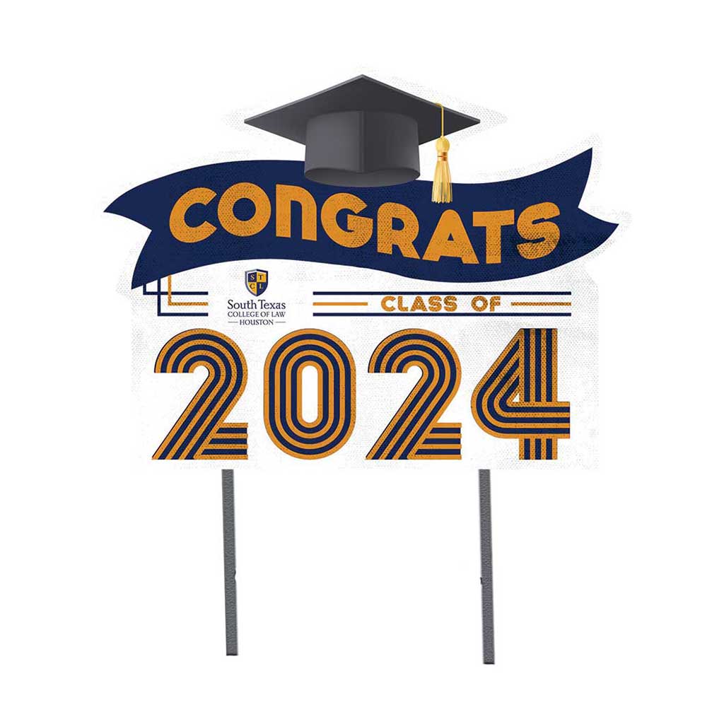 18x24 Congrats Graduation Lawn Sign South Texas College of Law