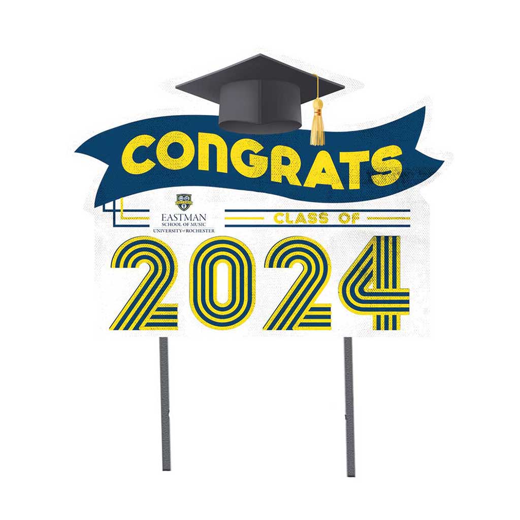 18x24 Congrats Graduation Lawn Sign University of Rochester - Eastman School of Music Eastman
