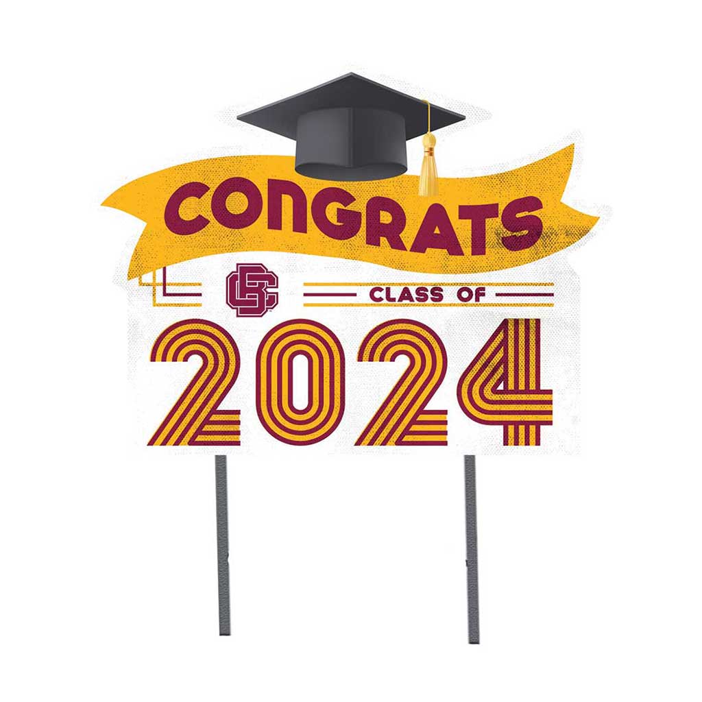 18x24 Congrats Graduation Lawn Sign Bethune-Cookman Wildcats