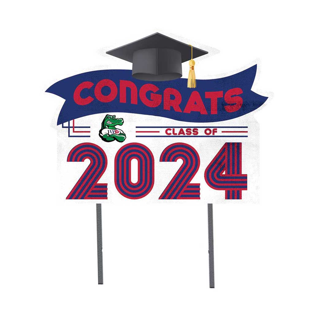 18x24 Congrats Graduation Lawn Sign University of Houston - Downtown Gators