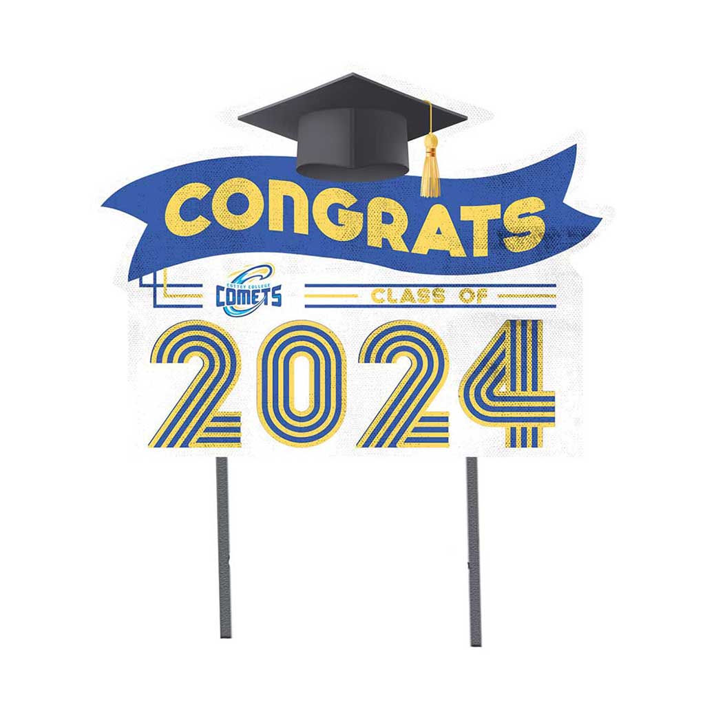 18x24 Congrats Graduation Lawn Sign Cottey College Comets