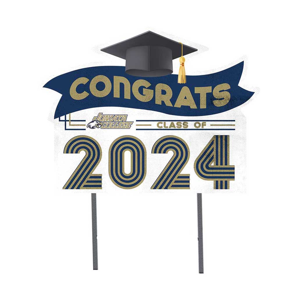 18x24 Congrats Graduation Lawn Sign Juniata College Eagles
