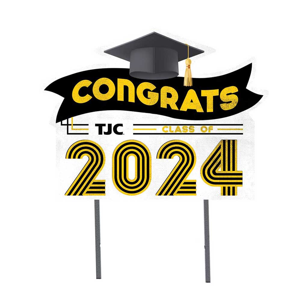 18x24 Congrats Graduation Lawn Sign Tyler Junior College Apaches