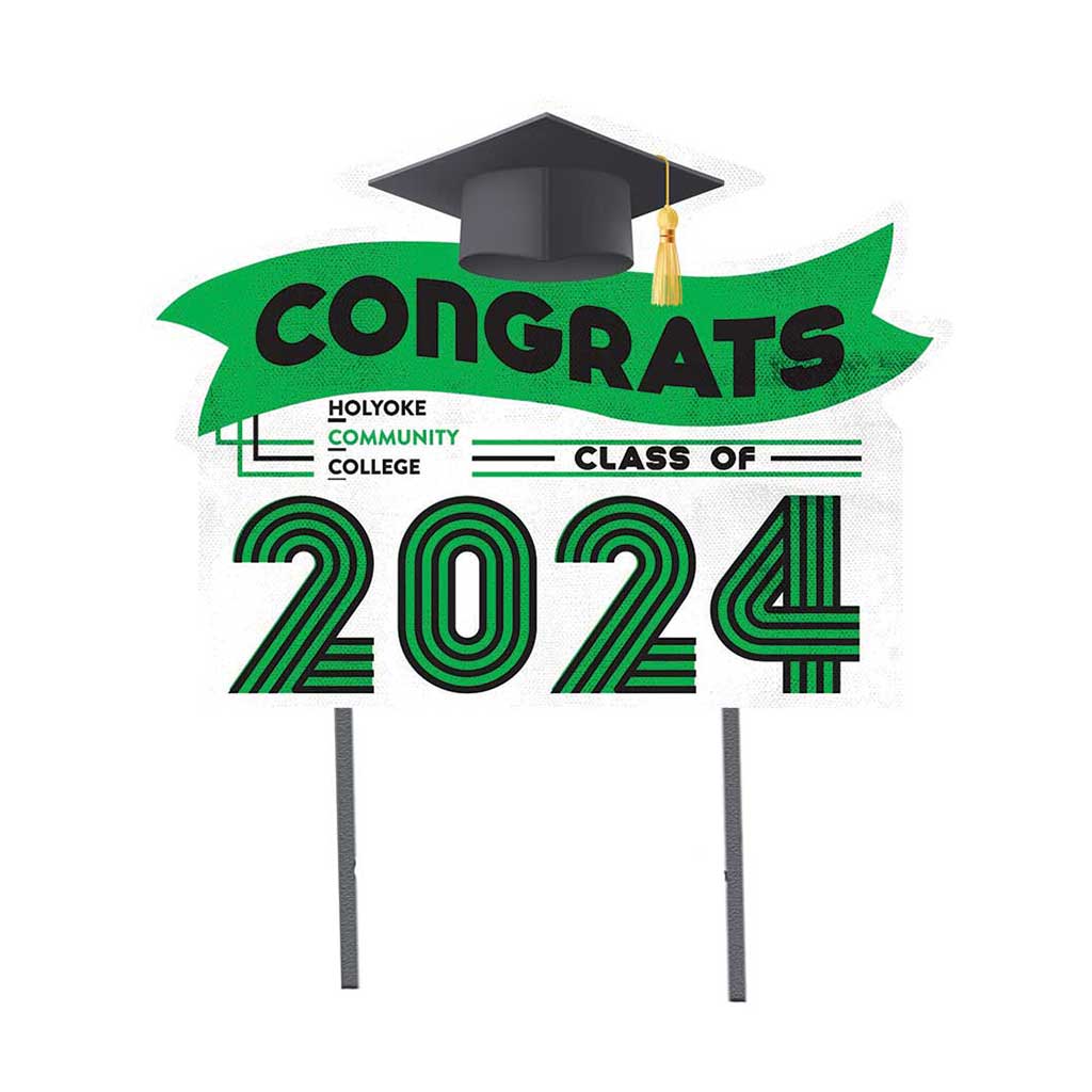 18x24 Congrats Graduation Lawn Sign Holyoke Community College