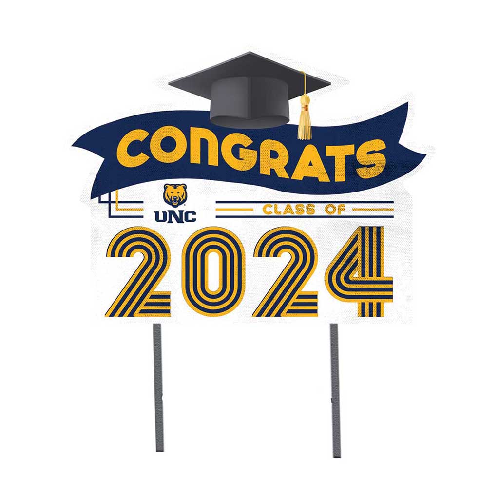 18x24 Congrats Graduation Lawn Sign Northern Colorado Bears