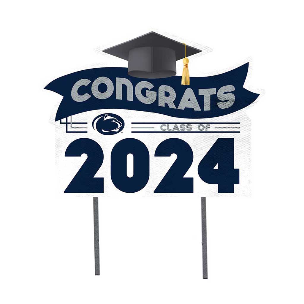 18x24 Congrats Graduation Lawn Sign Penn State Nittany Lions