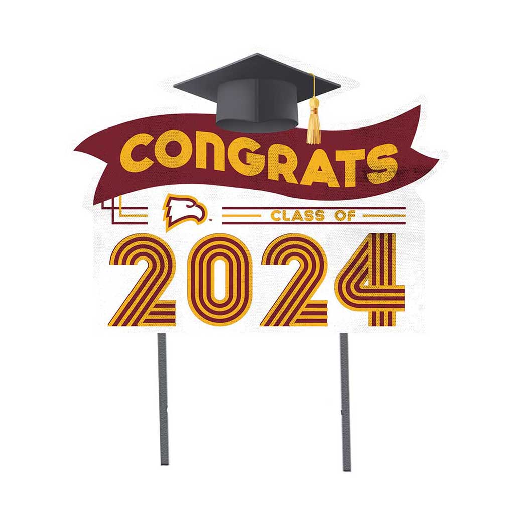 18x24 Congrats Graduation Lawn Sign Winthrop Eagles