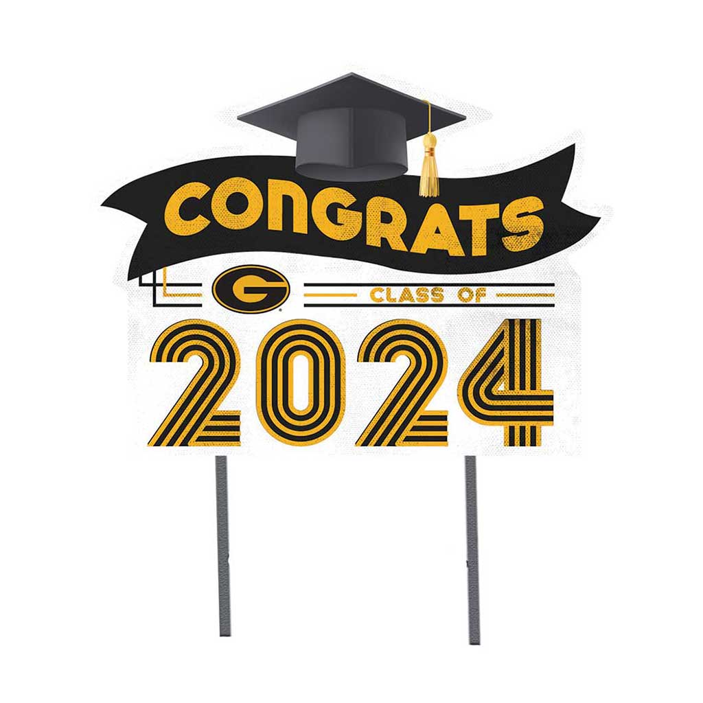 18x24 Congrats Graduation Lawn Sign Grambling State Tigers