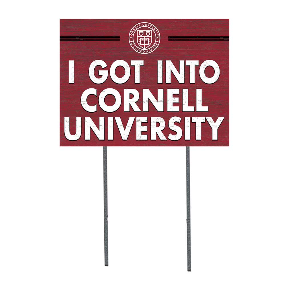 18x24 Lawn I Got Into Cornell University Lawn Sign