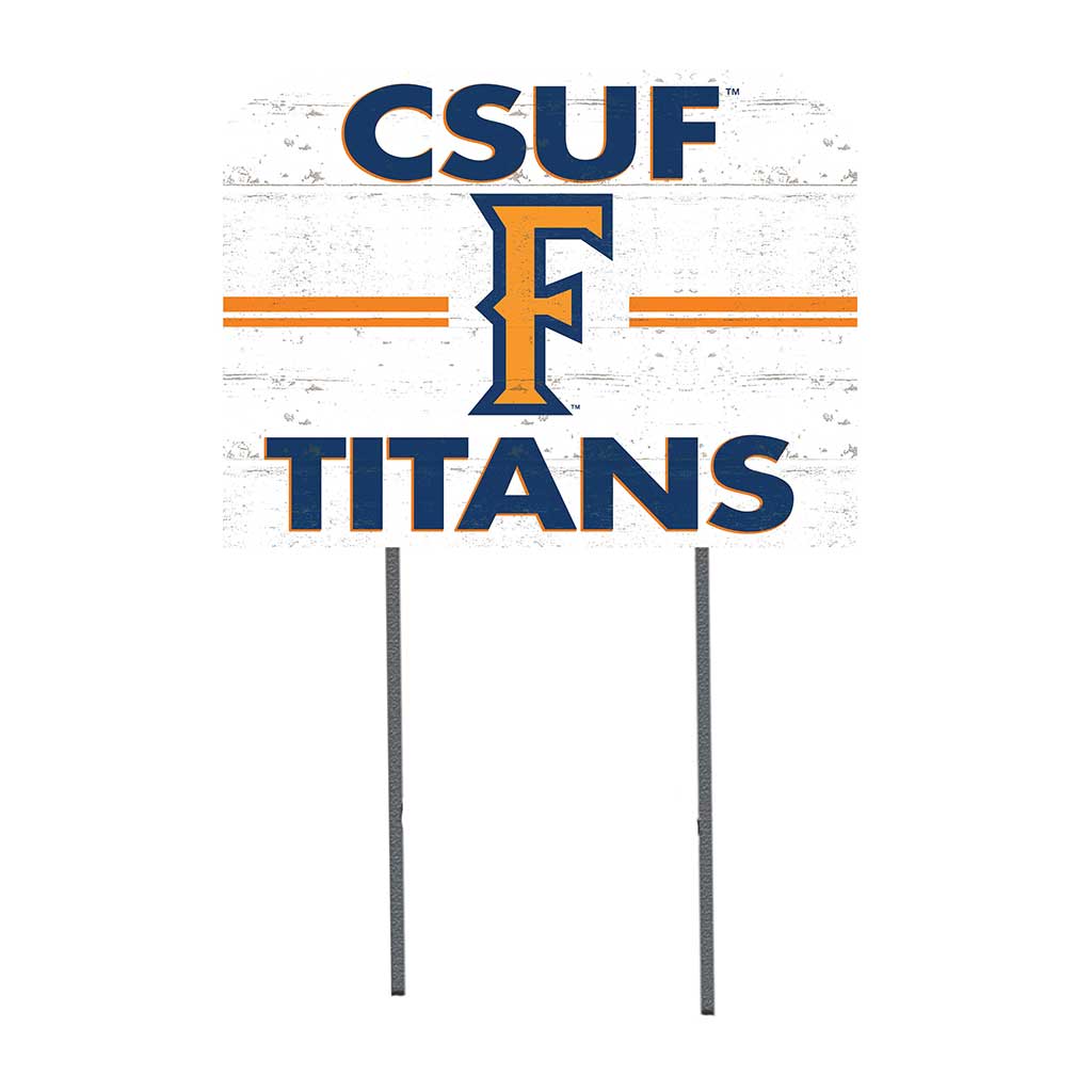 18x24 Lawn Sign Logo Cal State Fullerton Titans