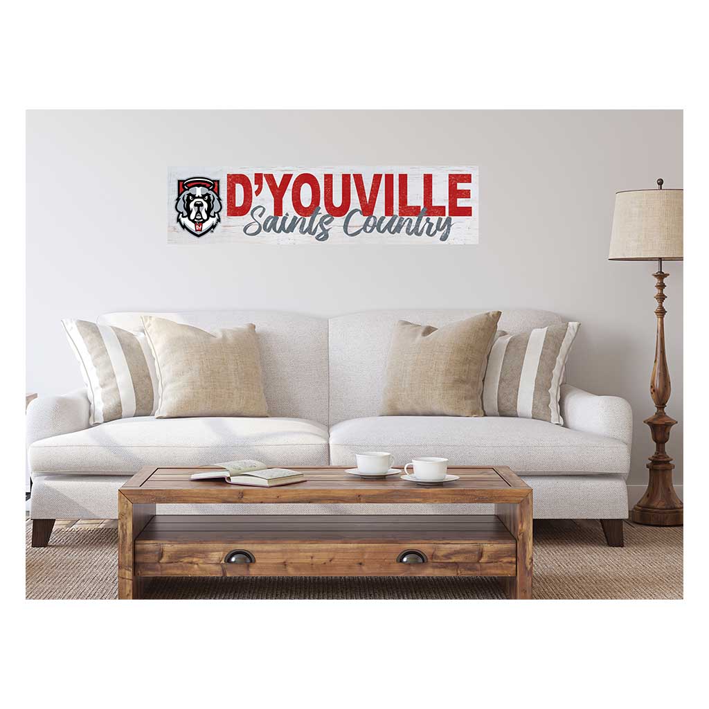 40x10 Sign With Logo D'Youville College Spartans