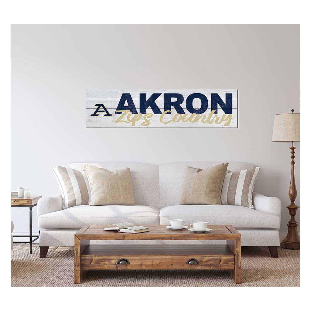 40x10 Sign With Logo Akron Zips