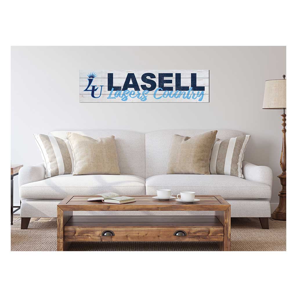 40x10 Sign With Logo Lasell College Lasers