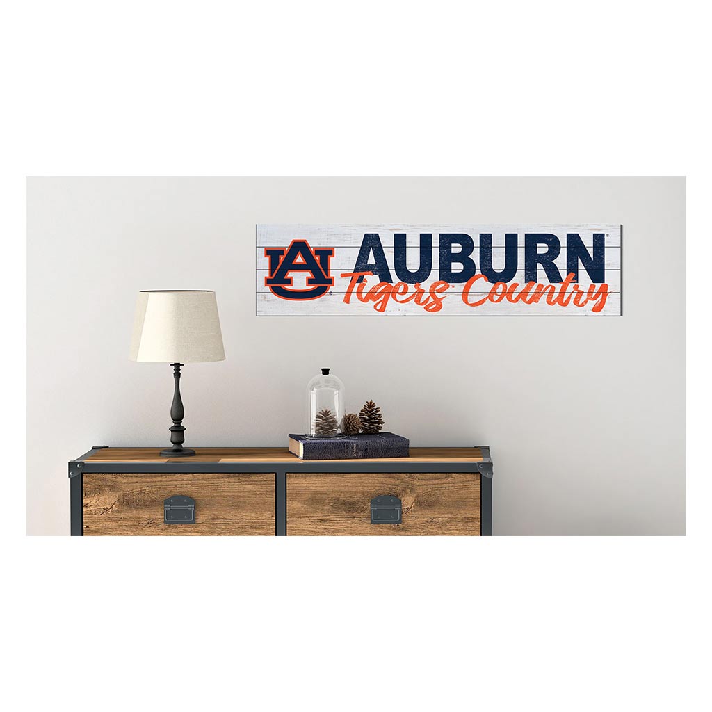 40x10 Sign With Logo Auburn Tigers