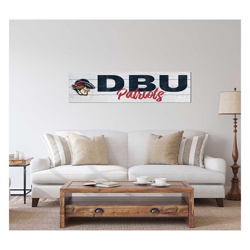 40x10 Sign With Logo Dallas Baptist University Patriots