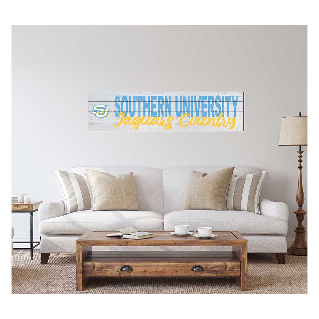 40x10 Sign With Logo Southern University Jaguars