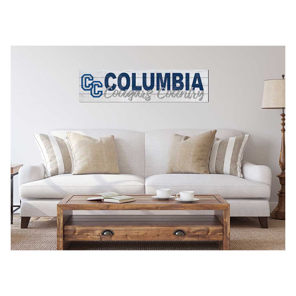 40x10 Sign With Logo Columbia College Lions