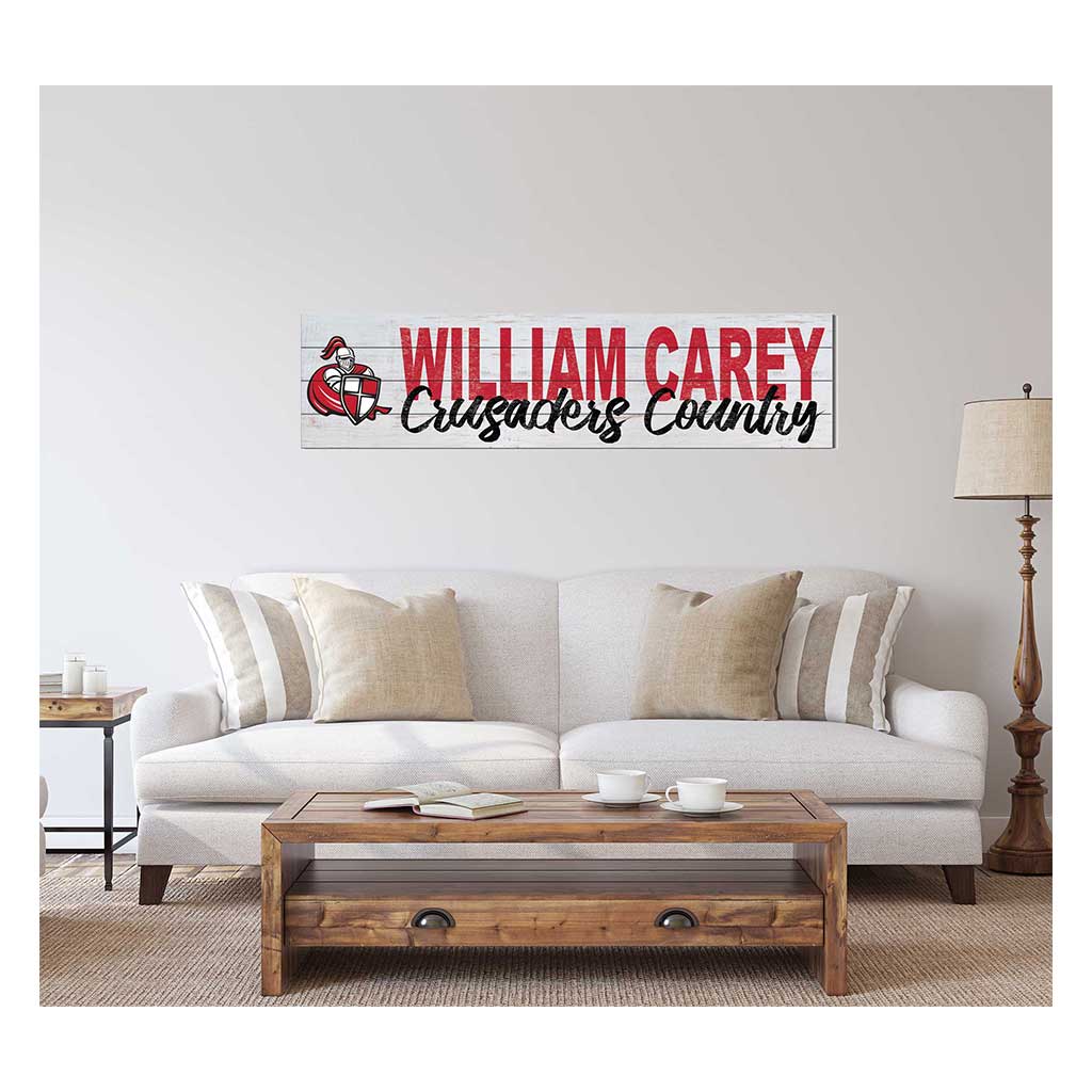 40x10 Sign With Logo William Carey University Crusaders