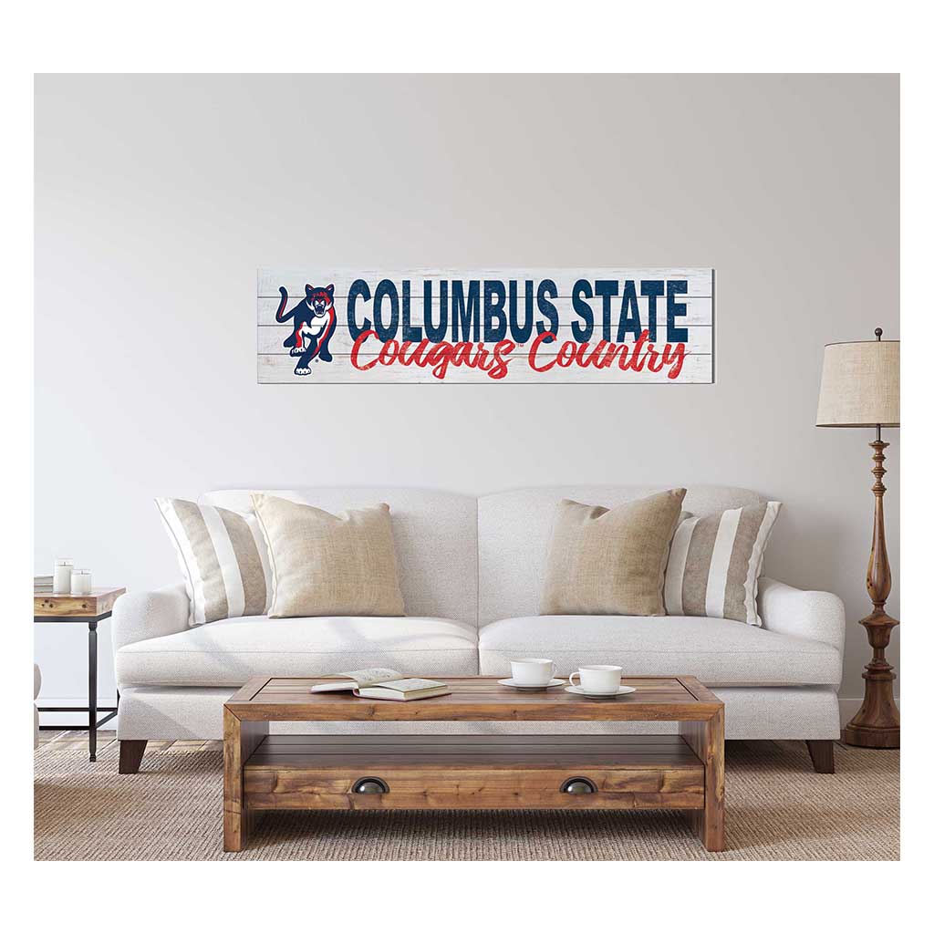 40x10 Sign With Logo Columbus State University Cougars