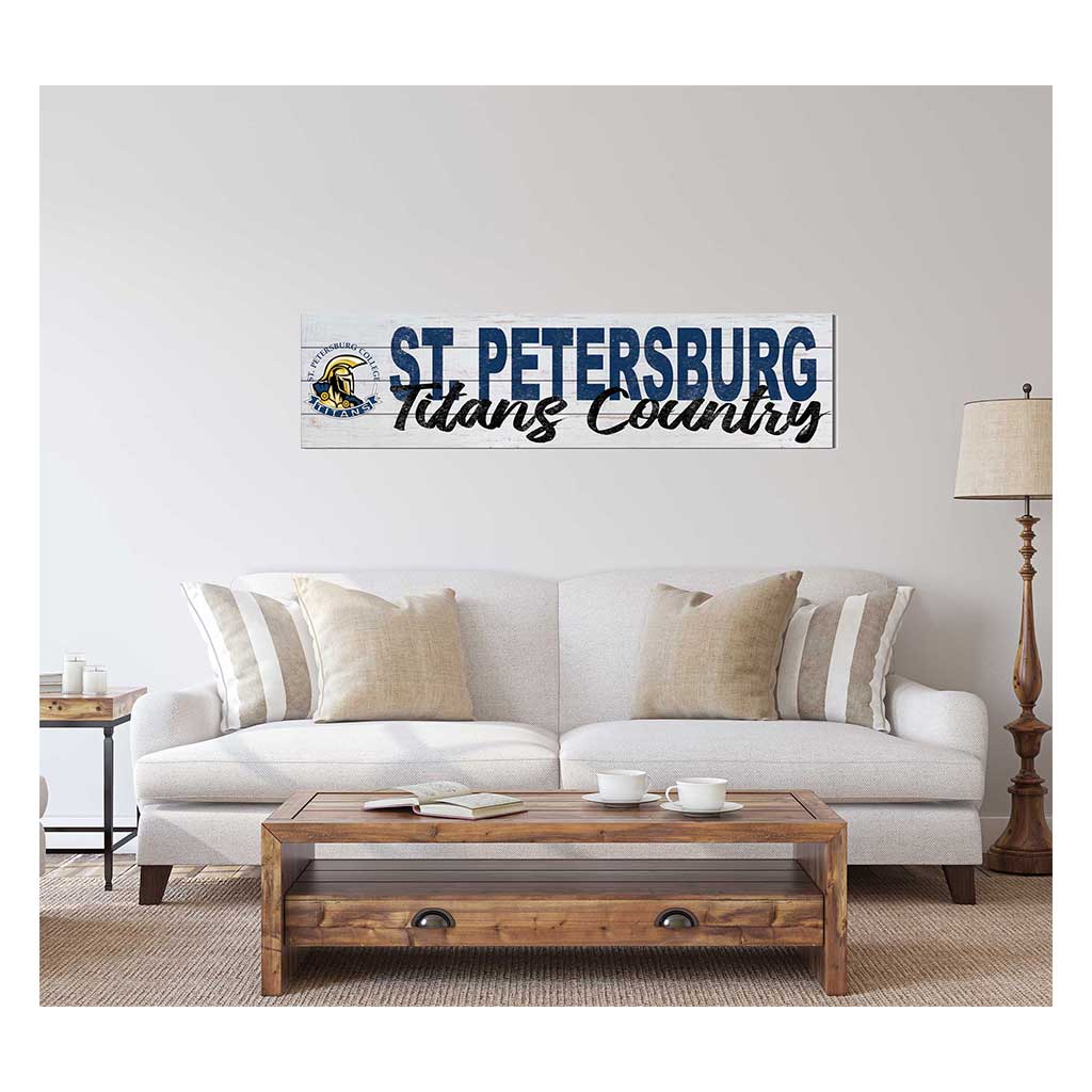 40x10 Sign With Logo St. Petersburg College Titans