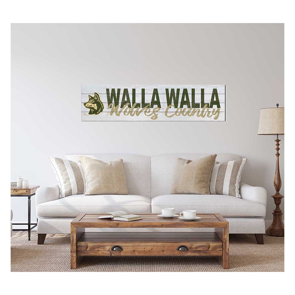 40x10 Sign With Logo Walla Walla University Wolves