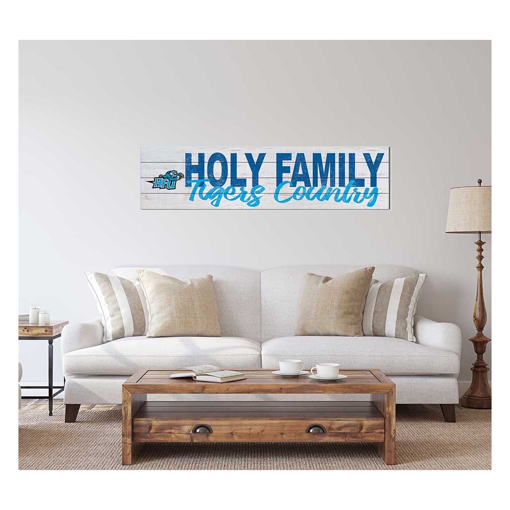 40x10 Sign With Logo Holy Family Universty Tigers