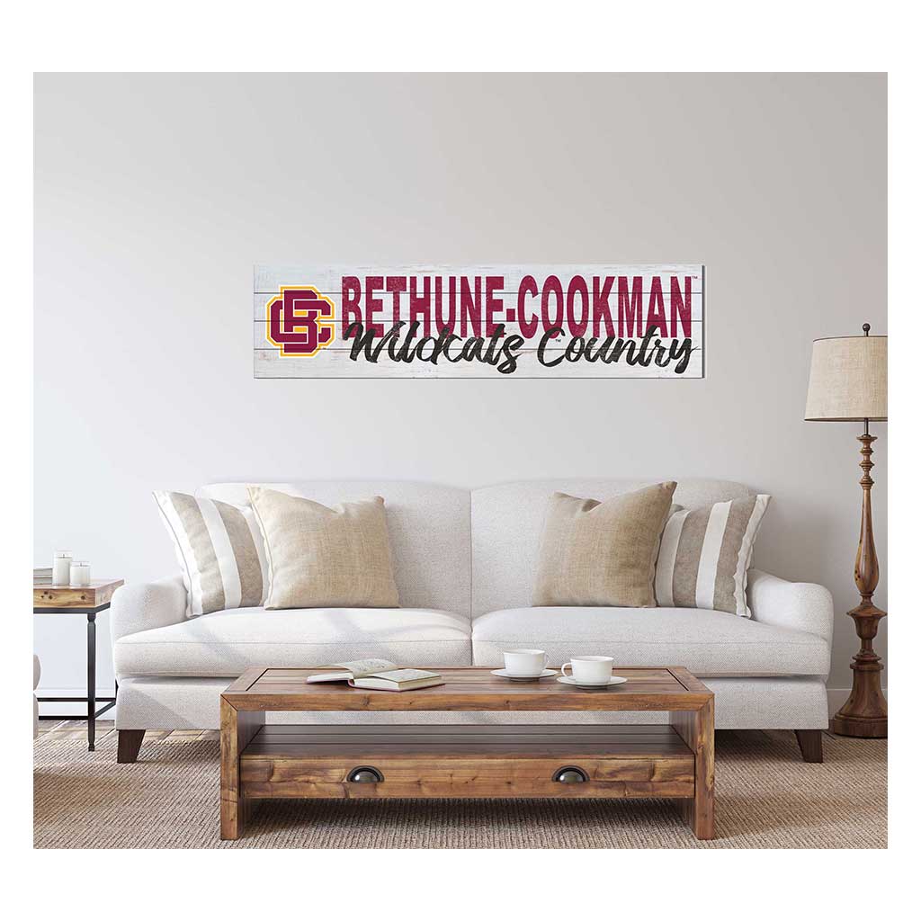 40x10 Sign With Logo Bethune-Cookman Wildcats